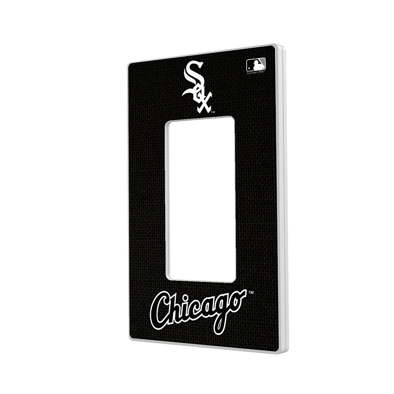 Chicago White Sox Solid Single Rocker Light Switch Plate