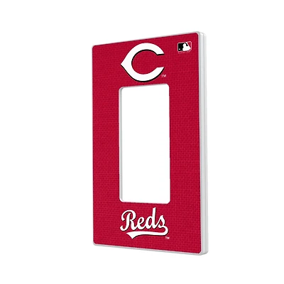 Cincinnati Reds Solid Single Rocker Light Switch Plate