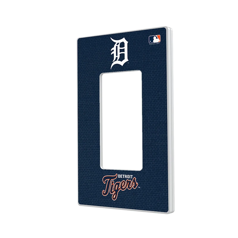 Detroit Tigers Solid Single Rocker Light Switch Plate