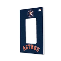 Houston Astros Solid Single Rocker Light Switch Plate