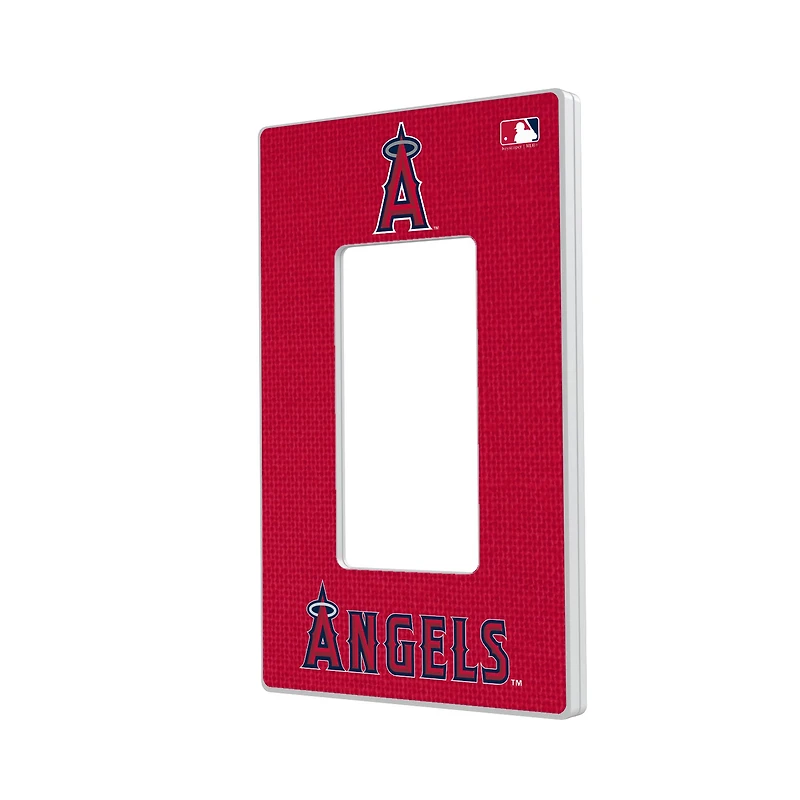 Los Angeles Angels Solid Single Rocker Light Switch Plate