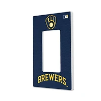 Milwaukee Brewers Solid Single Rocker Light Switch Plate