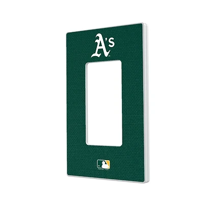 Athletics Solid Single Rocker Light Switch Plate