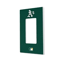 Athletics Solid Single Rocker Light Switch Plate