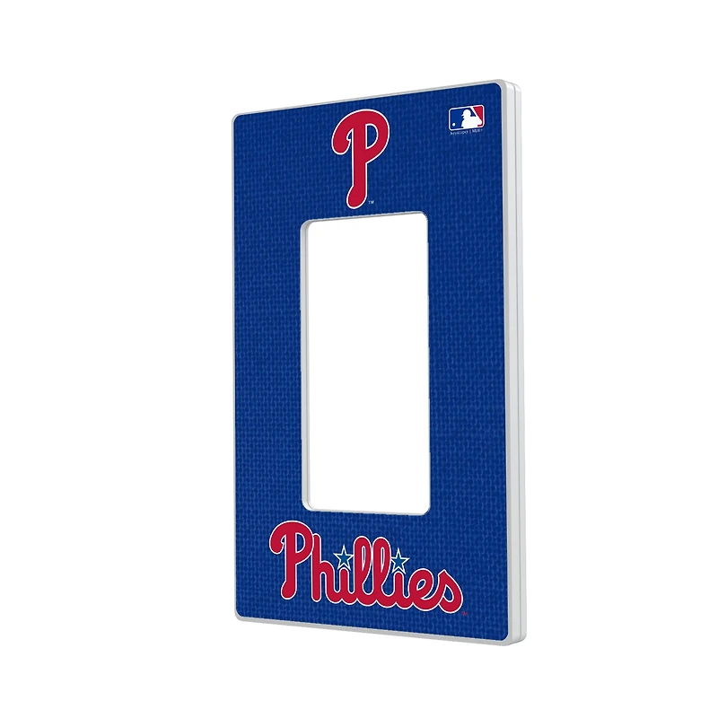 Philadelphia Phillies Solid Single Rocker Light Switch Plate