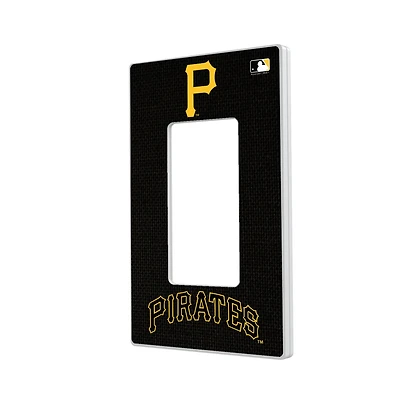 Pittsburgh Pirates Solid Single Rocker Light Switch Plate