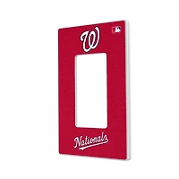 Washington Nationals Solid Single Rocker Light Switch Plate