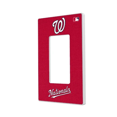 Washington Nationals Solid Single Rocker Light Switch Plate
