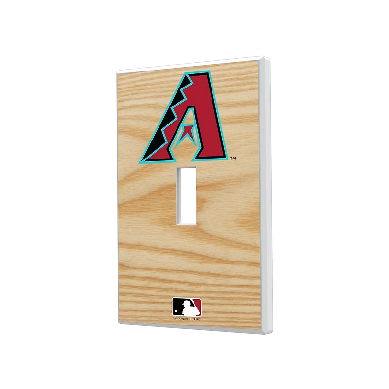 Arizona Diamondbacks Baseball Bat Design Single Toggle Light Switch Plate