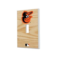 Baltimore Orioles Baseball Bat Design Single Toggle Light Switch Plate