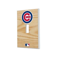 Chicago Cubs Baseball Bat Design Single Toggle Light Switch Plate