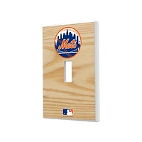 New York Mets Baseball Bat Design Single Toggle Light Switch Plate
