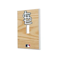 St. Louis Cardinals Baseball Bat Design Single Toggle Light Switch Plate