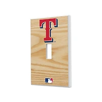 Texas Rangers Baseball Bat Design Single Toggle Light Switch Plate