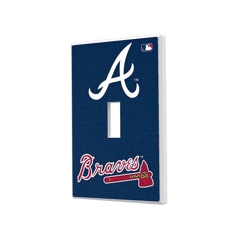 Atlanta Braves Solid Single Toggle Light Switch Plate