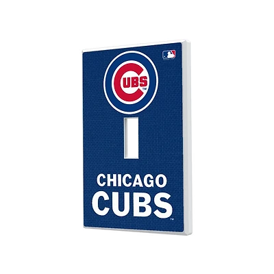 Chicago Cubs Solid Single Toggle Light Switch Plate