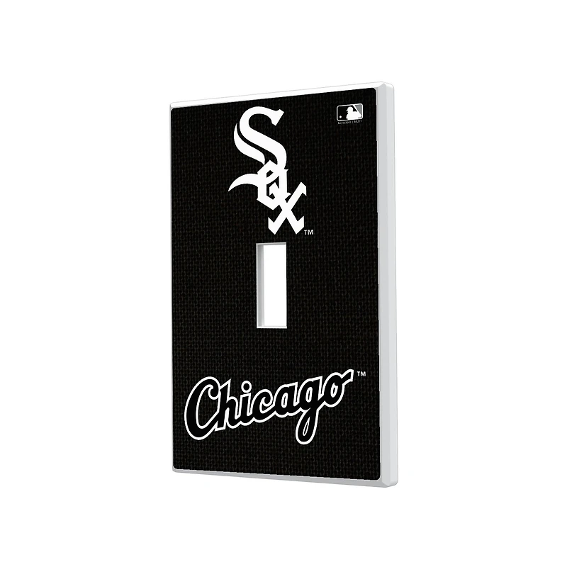 Chicago White Sox Solid Single Toggle Light Switch Plate