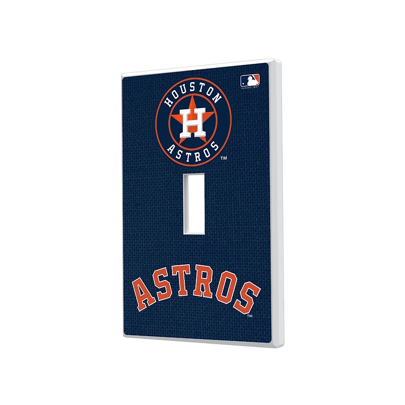 Houston Astros Solid Single Toggle Light Switch Plate