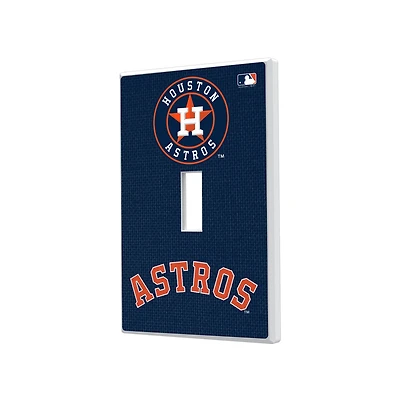 Houston Astros Solid Single Toggle Light Switch Plate