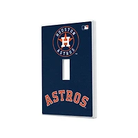 Houston Astros Solid Single Toggle Light Switch Plate