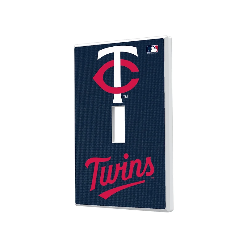 Minnesota Twins Solid Single Toggle Light Switch Plate
