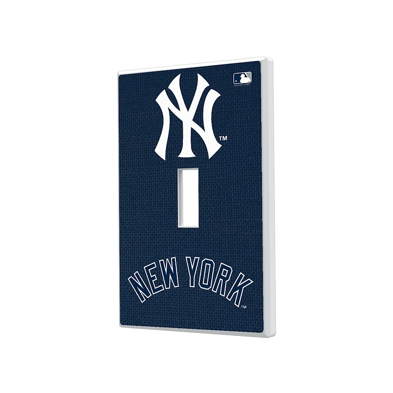 New York Yankees Solid Single Toggle Light Switch Plate