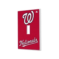 Washington Nationals Solid Single Toggle Light Switch Plate
