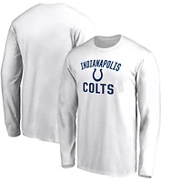 Men's White Indianapolis Colts Victory Arch Long Sleeve T-Shirt