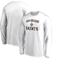 Men's White New Orleans Saints Victory Arch Long Sleeve T-Shirt