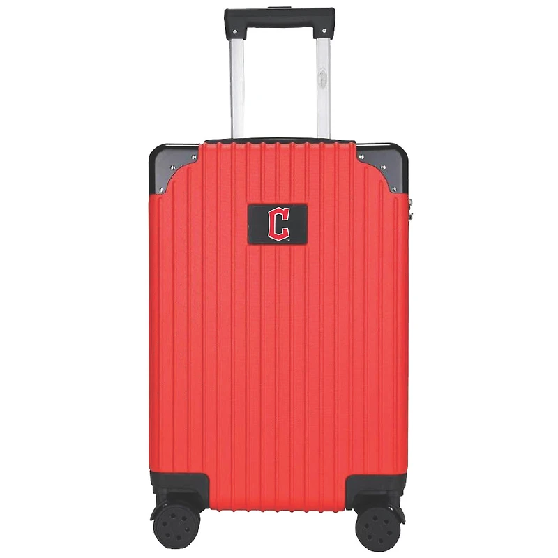 MOJO Red Cleveland Guardians Premium 21'' Carry-On Hardcase Luggage