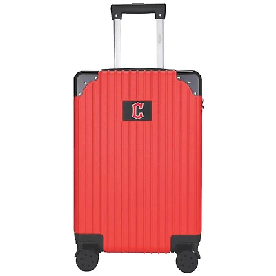 MOJO Red Cleveland Guardians Premium 21'' Carry-On Hardcase Luggage