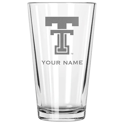 Texas Tech Red Raiders 16oz. Personalized Etched Pint Glass