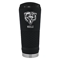 Black Chicago Bears 24oz. Personalized Stealth Draft Tumbler