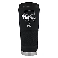 Black Philadelphia Phillies 24oz. Personalized Stealth Draft Tumbler