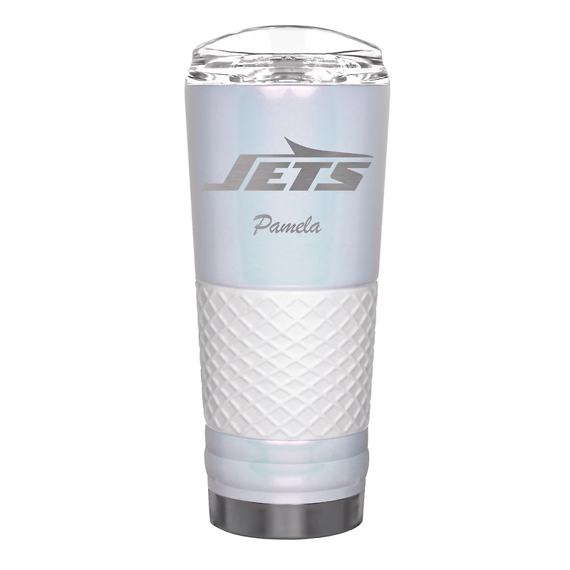 New York Jets 24oz. Personalized Opal Draft Tumbler