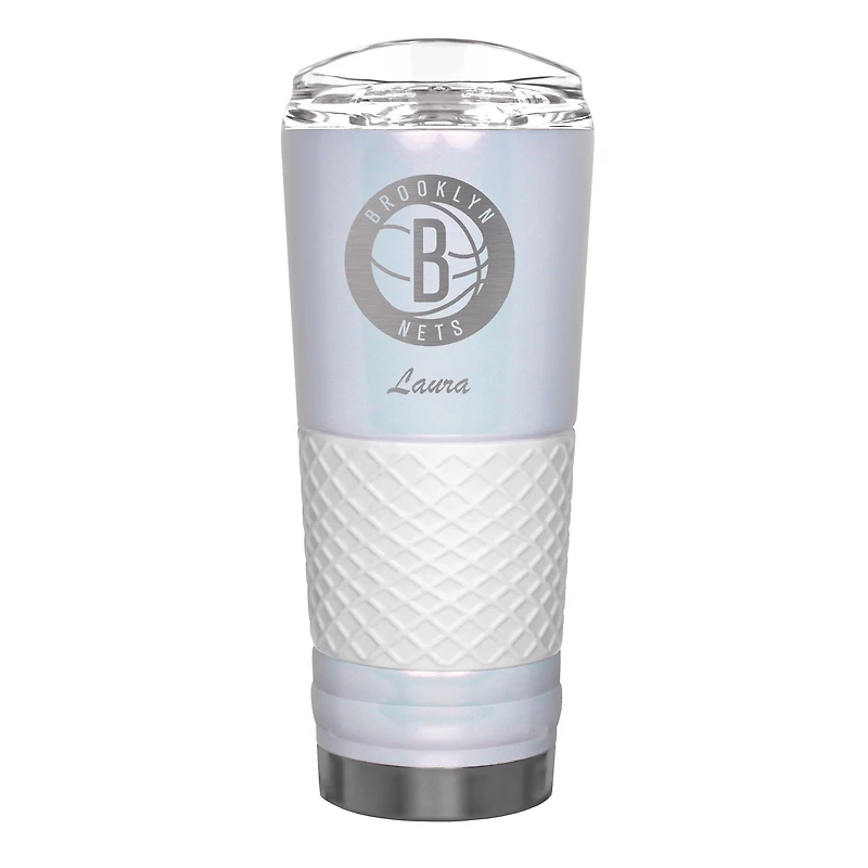 Brooklyn Nets 24oz. Personalized Opal Draft Tumbler