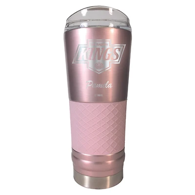 Los Angeles Kings 24oz. Personalized Rose Gold Draft Tumbler