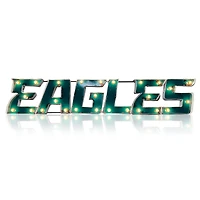 Imperial Philadelphia Eagles 46'' x 15.5'' Lighted Recycled Metal Sign