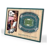Brown Philadelphia Eagles 3D StadiumViews Picture Frame