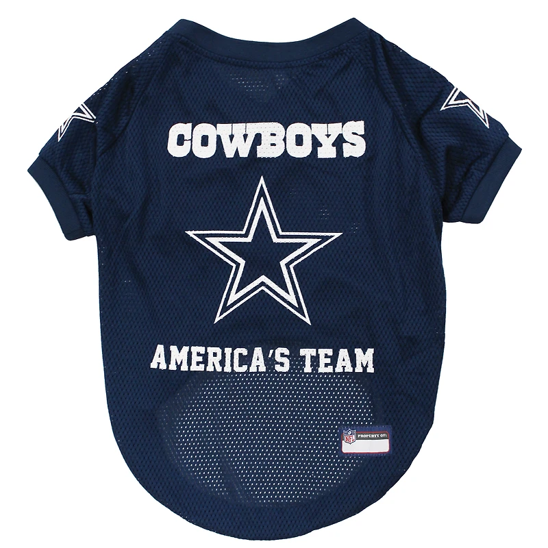 Navy Dallas Cowboys NFL Novelty Dog Jersey