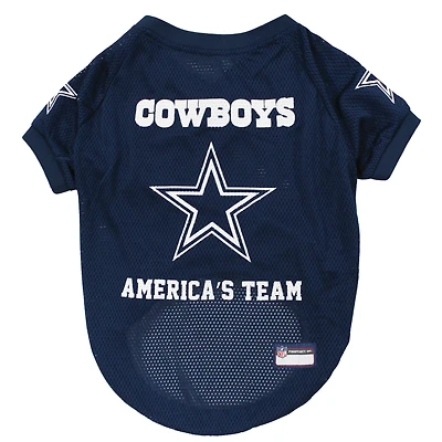 Navy Dallas Cowboys NFL Novelty Dog Jersey