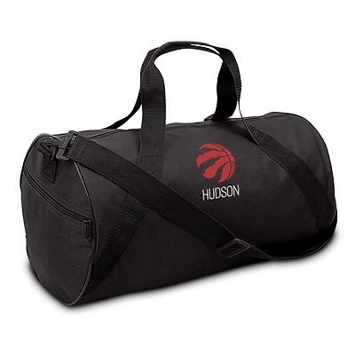 Youth Black Toronto Raptors Personalized Duffle Bag