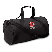 Youth Black Calgary Flames Personalized Duffle Bag
