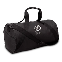 Youth Black Tampa Bay Lightning Personalized Duffle Bag