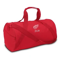Youth Red Detroit Red Wings Personalized Duffle Bag