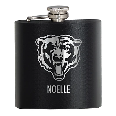 Black Chicago Bears 6oz. Personalized Stealth Hip Flask