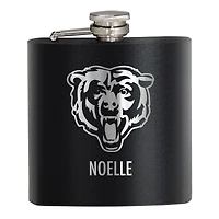 Black Chicago Bears 6oz. Personalized Stealth Hip Flask