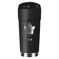 Black Toronto Maple Leafs 24oz. Personalized Stealth Travel Tumbler
