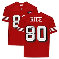 Jerry Rice San Francisco 49ers Autographed Red Mitchell & Ness Authentic Jersey with "SB XXIII MVP" Inscription