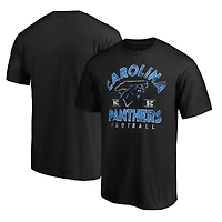 Men's Fanatics Black Carolina Panthers Midnight Mascot Team Logo T-Shirt
